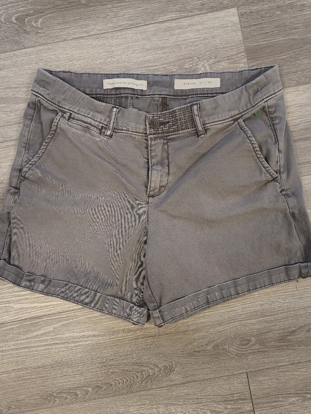 Pilcro and the Letterpress Gray Cotton Waistband Shorts Woman's 29 - Picture 9 of 9